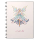Magical Angel Fairy Pastel Colors Notizblock (Vorderseite)