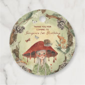 Magical Autumn Forest Fairy | Birthday Geschenkanhänger (Vorderseite)