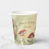 Magical Autumn Forest Fairy | Birthday Pappbecher (Vorderseite)