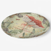 Magical Autumn Forest Fairy | Birthday Pappteller (Schrägansicht)