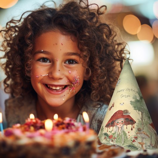 Magical Autumn Forest Fairy | Birthday Partyhütchen