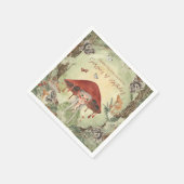 Magical Autumn Forest Fairy | Birthday Serviette (Ecke)