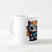 Magical Baby Animal Superhero Illustration Kaffeetasse (Vorderseite Links)