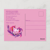 Magical Baby Mermaid ist da Postkarte (Rückseite)