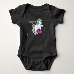 Magical Baby Unicorn 1-Pieces Baby Bodysuit Baby Strampler
