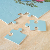 Magical Baby Unicorn mit Blume Puzzle (Seite)