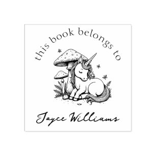 Magical Baby Unicorn Toadstool & Butterflies Buch Gummistempel