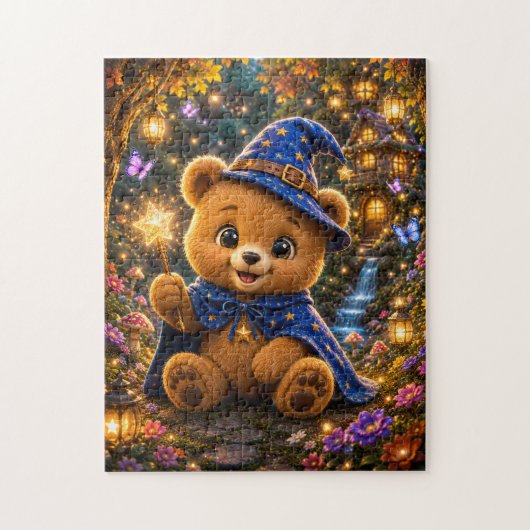Magical Bear Wizard Jigsaw Puzzle (Vertikal)