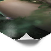 Magical Beautiful Nature Forest Fairy Poster (Ecke)