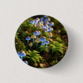 Magical Bioluminescent Fungi - Deep Forest Button (Vorderseite)