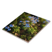 Magical Bioluminescent Fungi - Deep Forest Fliese (Seite)