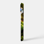 Magical Bioluminescent Fungi - Deep Forest iPhone 15 Hülle (Linke Seite)