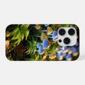 Magical Bioluminescent Fungi - Deep Forest iPhone Hülle (Rückseite (Horizontal))