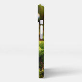 Magical Bioluminescent Fungi - Deep Forest iPhone Hülle (Linke Seite)