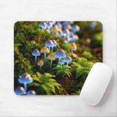 Magical Bioluminescent Fungi - Deep Forest Mousepad (Mit Mouse)