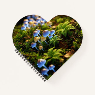 Magical Bioluminescent Fungi - Deep Forest Notizblock