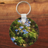 Magical Bioluminescent Fungi - Deep Forest Schlüsselanhänger (Vorderseite)