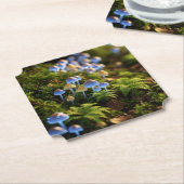 Magical Bioluminescent Fungi - Deep Forest Untersetzer (angewinkelt)