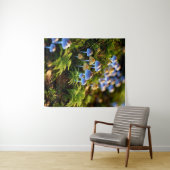 Magical Bioluminescent Fungi - Deep Forest Wandteppich (Beispiel (Horizontal))