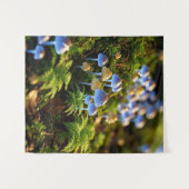 Magical Bioluminescent Fungi - Deep Forest Wandteppich (Vorderseite (Horizontal))