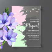 Magical Birthday Acryleinladungen