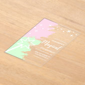 Magical Birthday Acryleinladungen (Ablage )