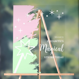 Magical Birthday Acrylschild
