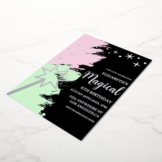 Magical Birthday Folieneinladung (Gedreht)