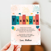 Magical Birthday Girl Birthday Dankeschön Karte