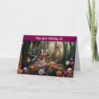 Magical Birthday Greeting Card Karte