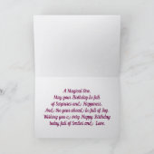 Magical Birthday Greeting Card Karte (Innenseite)