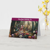 Magical Birthday Greeting Card Karte (Gelbe Blume)