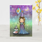 Magical Birthday Karte (Gelbe Blume)