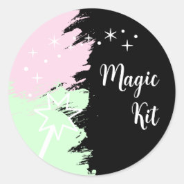 Magical Birthday Magic Kit Runder Aufkleber