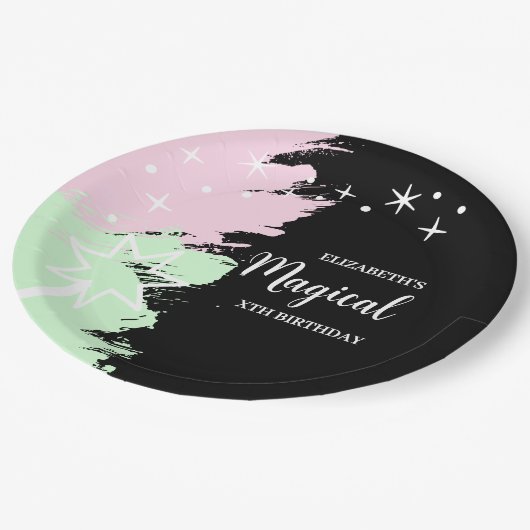 Magical Birthday Pappteller (Schrägansicht)