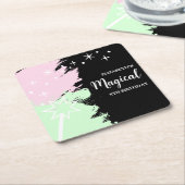 Magical Birthday Rechteckiger Pappuntersetzer (angewinkelt)