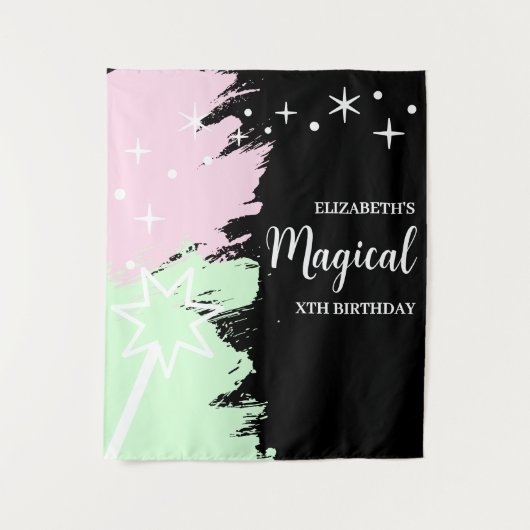 Magical Birthday Wandteppich (Vorderseite)