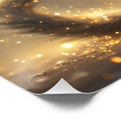 Magical Black Cat Poster (Ecke)