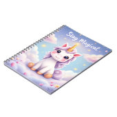 Magical bleibe - Unicorn Notebook für Kinder Notizblock (Linke Seite)