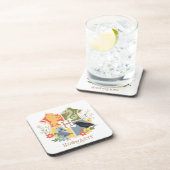 Magical Blooms HOGWARTS™ Wappen Getränkeuntersetzer (Rechte Seite)