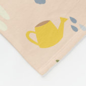 Magical Blooms Mandrake Pattern Fleecedecke (Ecke)