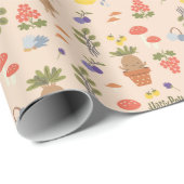 Magical Blooms Mandrake Pattern Geschenkpapier (Rolleneckpunkt)