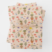 Magical Blooms Mandrake Pattern Geschenkpapier Set (Beispiel)