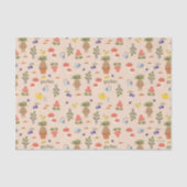 Magical Blooms Mandrake Pattern Seidenpapier (Vorderseite)