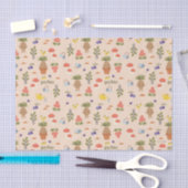Magical Blooms Mandrake Pattern Seidenpapier (Handwerk)