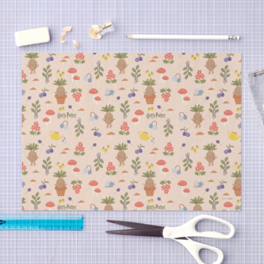 Magical Blooms Mandrake Pattern Seidenpapier (Handwerk)