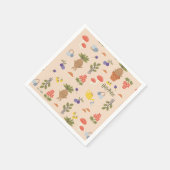 Magical Blooms Mandrake Pattern Serviette (Ecke)