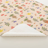 Magical Blooms Mandrake Pattern Sherpadecke (3/4)