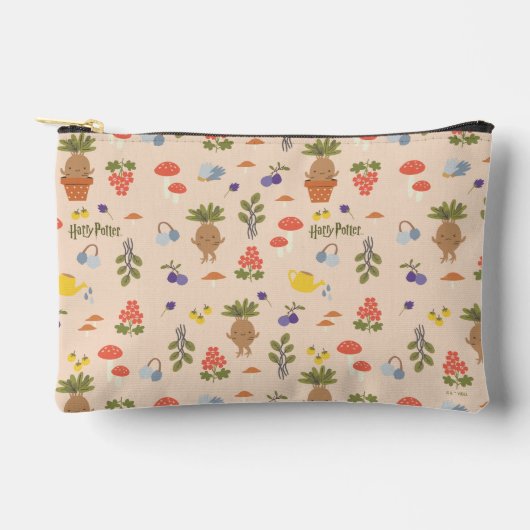 Magical Blooms Mandrake Pattern Zubehörtasche (Vorderseite)