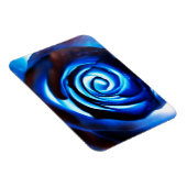 Magical Blue Blume Flexible Foto Magnet (Rechte Seite)